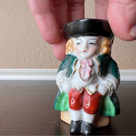 Vintage 1940's Colonial Man Toby Mug, Made in Occupied Japan, Character Jug - Picture 2 of 8